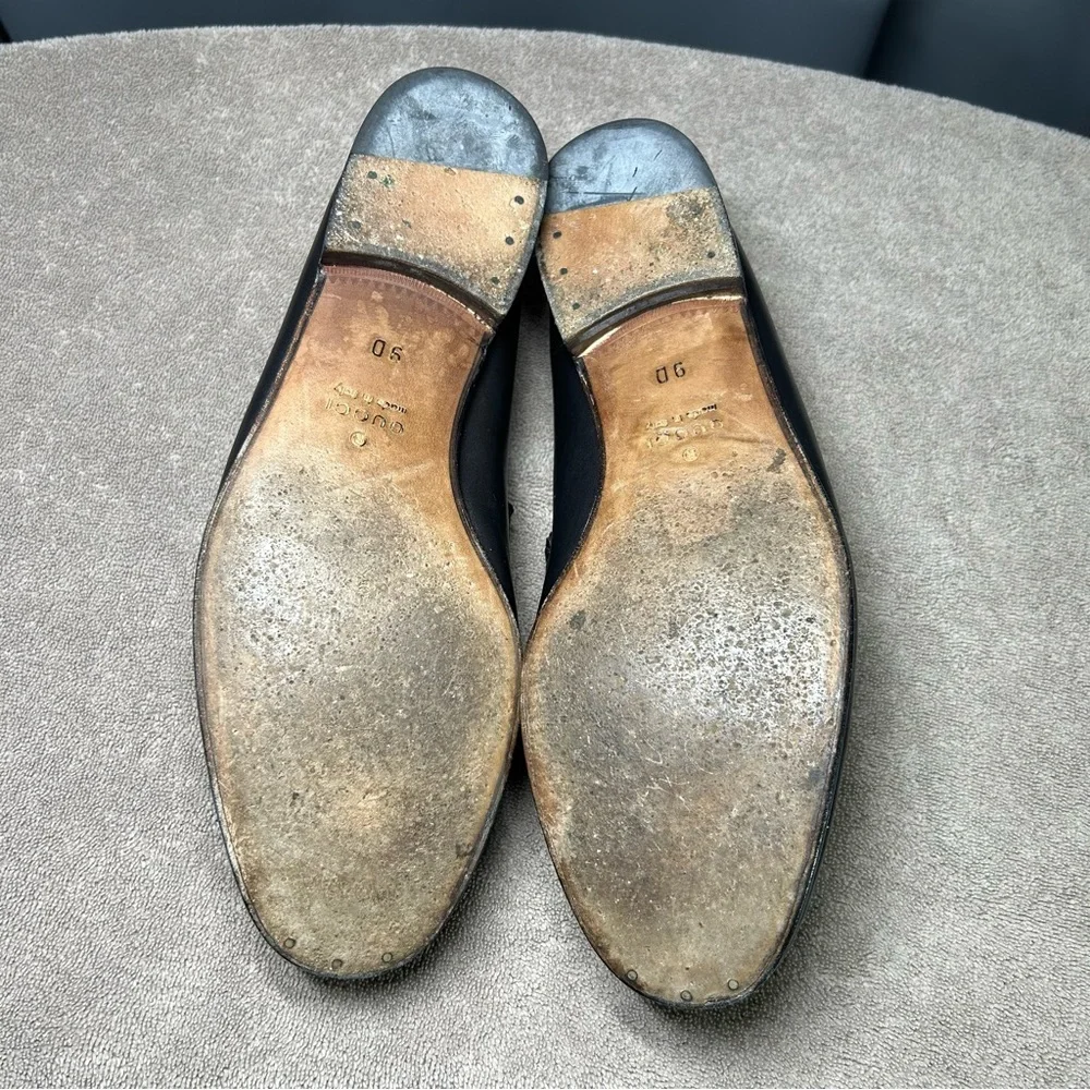 EUC Gucci mens horsebit Loafers size 9 - Picture 6 of 8